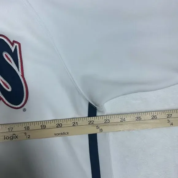 Cleveland Indians MLB Men’s Vintage True Fan Series Jersey Shirt Size Large - Picture 7 of 8